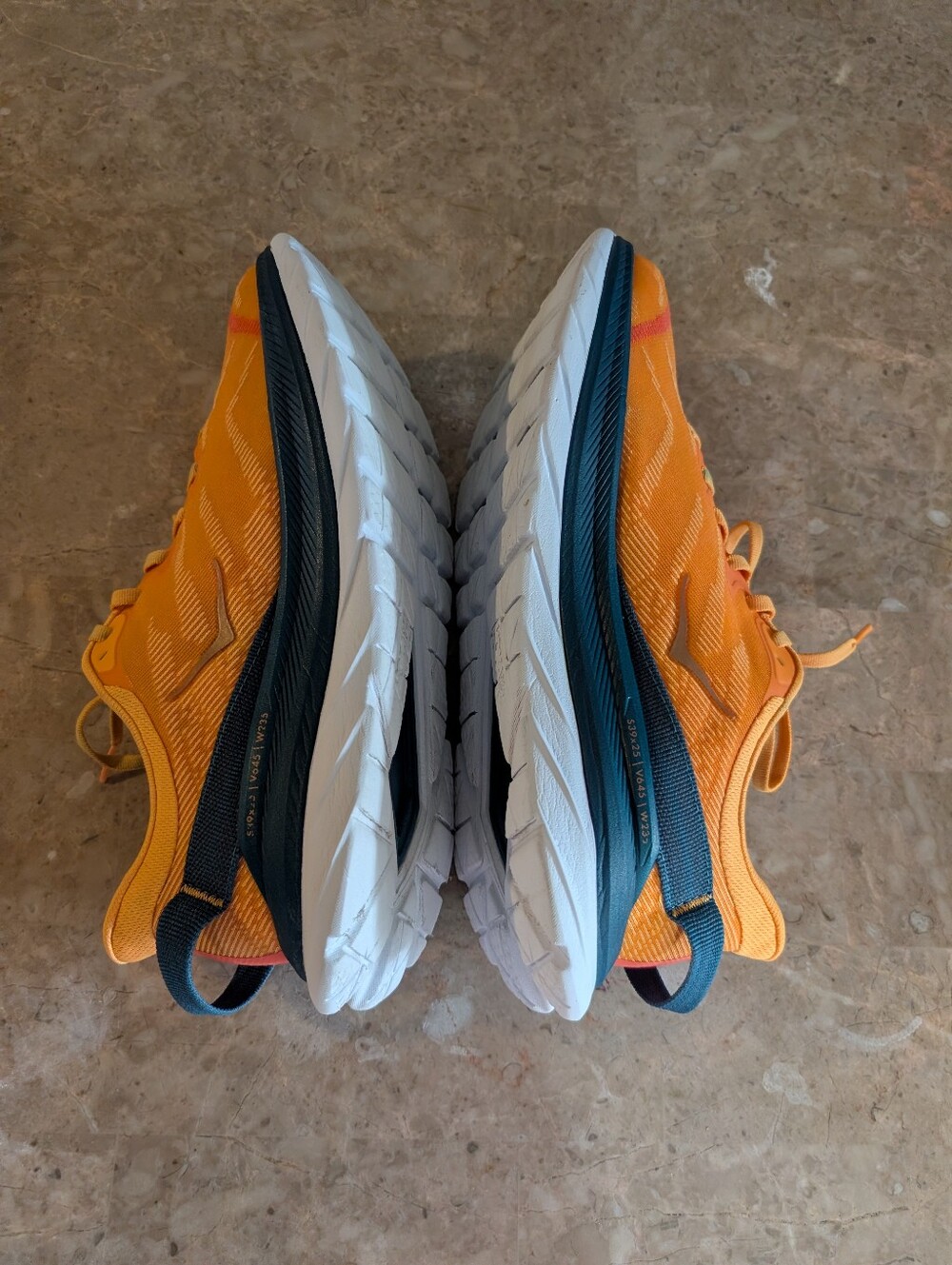 Hoka One One Mach Supersonic Yellow Running Cushioned Shoes Men's Size 10D - Picture 10 of 16